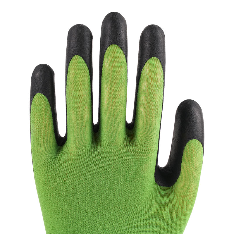 21 Gauge nylonhansker Ultra Fin Foaming Green